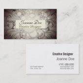 Carte de visite pour designer créatif (Devant / Derrière)