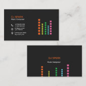 Carte de visite pour DJ Business (Devant / Derrière)