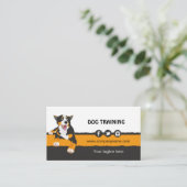 carte de visite pour dresseurs de chiens (Debout devant)