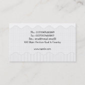 carte de visite pour enfants (Dos)