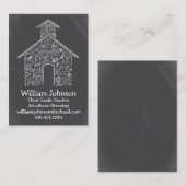 Carte de visite pour enseignants (Devant / Derrière)