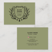 Carte de visite pour entraîneur de fitness (Devant / Derrière)