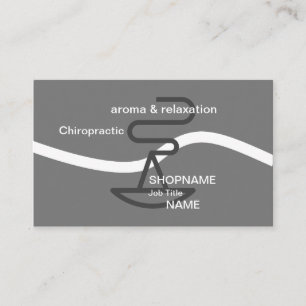 Carte de visite pour entreprise d'aromathérapie/ma