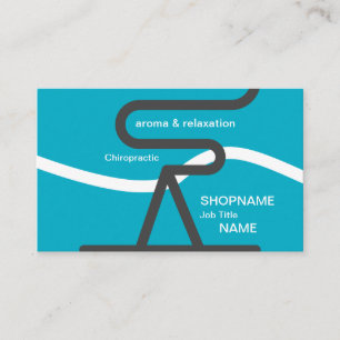 Carte de visite pour entreprise d'aromathérapie/ma