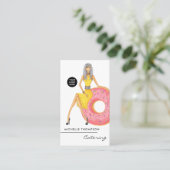 Carte de visite pour entreprise de catering alimen (Debout devant)