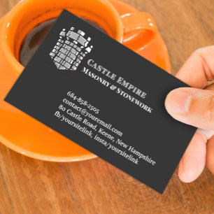 Carte de visite pour entreprise de cheminées en ma