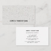 Carte de visite pour entreprise de construction. (Devant / Derrière)
