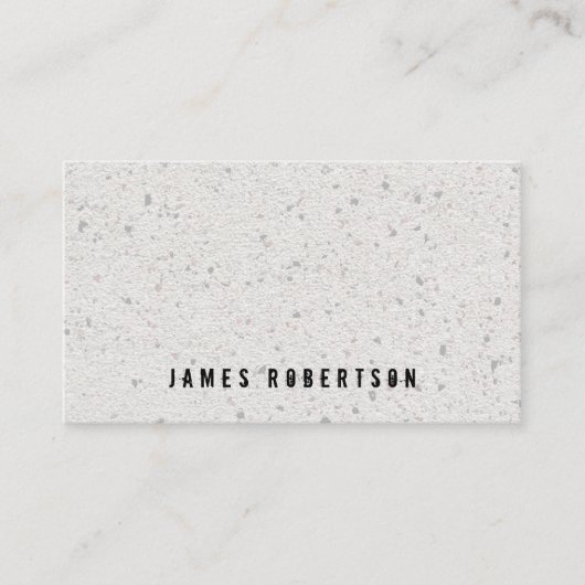 Carte de visite pour entreprise de construction. (Devant)
