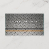 Carte de visite pour entreprise de construction (Dos)