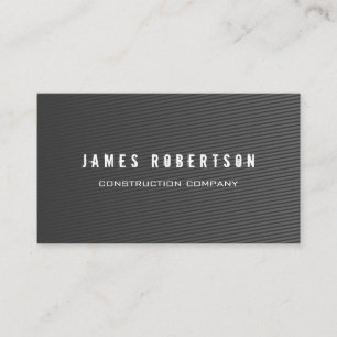 Carte de visite pour entreprise de construction.