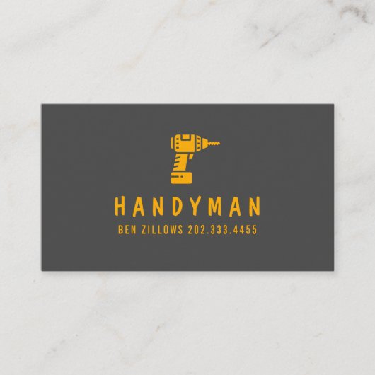 Carte de visite pour entreprise de maintenance, co (Devant)