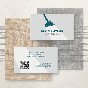 Carte de visite pour entreprise de nettoyage de ta