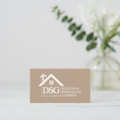 Carte de visite pour entreprise de rénovation à do (Debout devant)