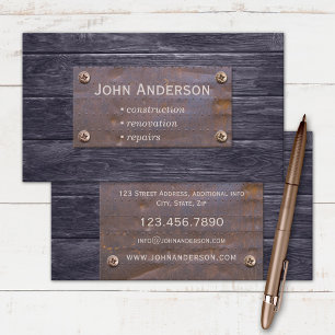 Carte de visite pour entreprise de rénovation de c
