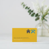 Carte de visite pour entreprise de rénovation de m (Debout devant)