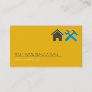 Carte de visite pour entreprise de rénovation de m