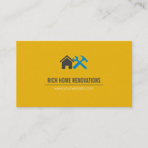 Carte de visite pour entreprise de rénovation de m
