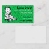 Carte de visite pour entreprise de service de pelo (Devant / Derrière)