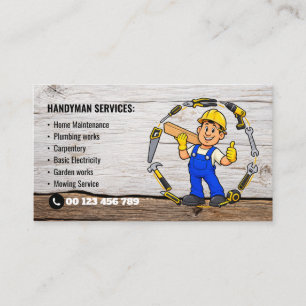 Carte de visite pour entreprise de services de bri