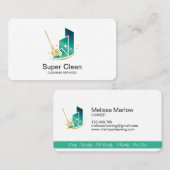 Carte de visite pour entreprise de services de net (Devant / Derrière)