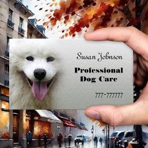 Carte de visite pour entreprise de soins canins pr
