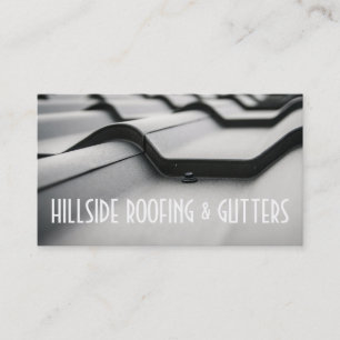 Carte de visite pour entreprise de toiture, goutti