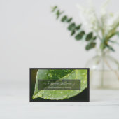 Carte De Visite Pour experts floraux et fleuristes professionnels  (Debout devant)