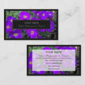 Carte De Visite Pour experts floraux et fleuristes professionnels  (Devant / Derrière)