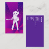 Carte de visite "pour fans" (Devant / Derrière)