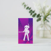 Carte de visite "pour fans" (Debout devant)
