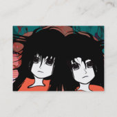 Carte de visite pour filles d'Anime (Dos)