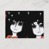 Carte de visite pour filles d'Anime (Dos)