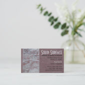 Carte de visite pour granit et marbre (Debout devant)