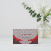 Carte de visite pour graphiste | Élégant Moderne (Debout devant)