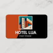 Carte de visite POUR HÔTEL (Devant)