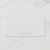 Carte de visite pour illustrateur (Dos)