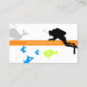 Carte de visite pour instructeur de plongée (Dos)