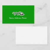 Carte de visite pour joueurs de golf et formateurs (Devant / Derrière)