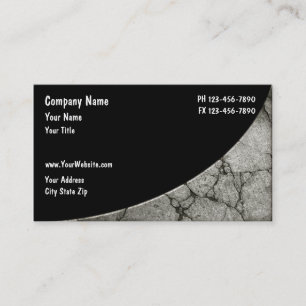 Carte de visite pour la construction