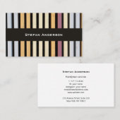 Carte de visite pour la construction de cervices h (Devant / Derrière)