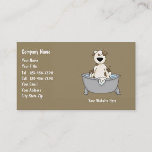 Carte de visite pour la garde d'animaux