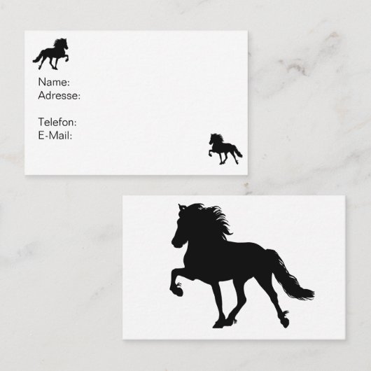 Carte de visite pour la réalisation du sélénium (Devant / Derrière)