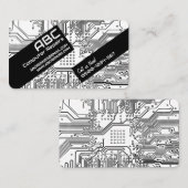 Carte de visite pour la réparation d'ordinateurs / (Devant / Derrière)