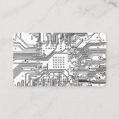 Carte de visite pour la réparation d'ordinateurs / (Dos)