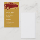 Carte de visite pour la restauration automobile (Devant / Derrière)