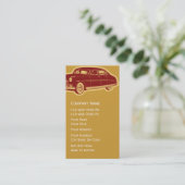Carte de visite pour la restauration automobile (Debout devant)