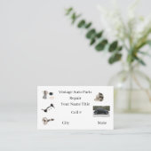 Carte de visite pour la vente et la réparation de  (Debout devant)