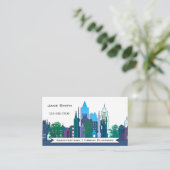 Carte de visite pour l'architecture et l'urbanisme (Debout devant)