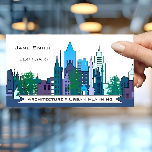 Carte de visite pour l'architecture et l'urbanisme