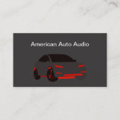 Carte de visite pour l'audio automobile (Devant)